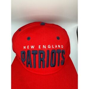 New‎ England Patriots Hat Budweiser NFL Football Red Adjustable Adult Cap
